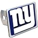 New York Giants Large Zinc Trailer Hitch Cover - NFL Football Fan Shop Sports Team Merchandise