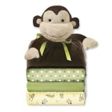 Cuddle Monkey Blanket Gift Set