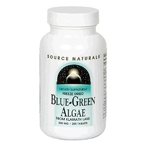 Source Naturals Blue-Green Algae 500mg, 200 tablets by Source Naturals