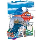 Santoro Graphics Swing Card / Greeting Card - Helicopter Rides - SC74