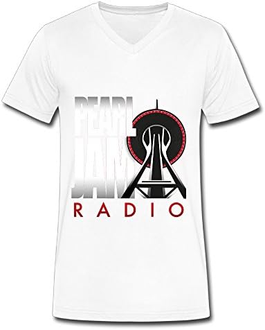 Pearl Jam Tour 2016 Poster White V Neck T Shirt For Men