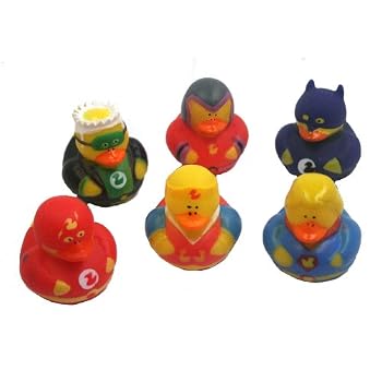 Set A Shopping Price Drop Alert For 12 Super Hero Rubber Duck Party Favors