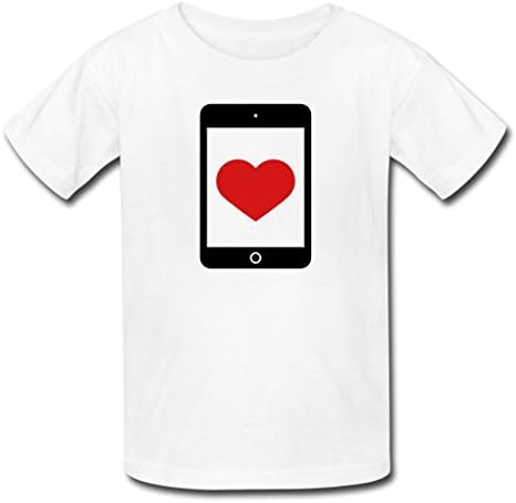 Kellyfatter street wear Love Smartphone Tablet T-shirts White L
