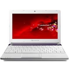 Packardbell DOT SE-056GE 25,7 cm (10,1 Zoll) Netbook (Intel Atom N572, 1,6GHz, 1GB RAM, 320GB HDD, Intel 3150, Win 7 Starter) lila-wei�