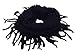 EUBUY Fashionable Autumn Winter Kids Toddler Knit Warmer Tassels Neck Scarf Circle Loop Round Scarves Shawl(Black)