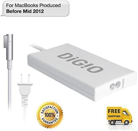 Macbook Charger / Power Adapter / Supply / Cord - 85w / 60w / 45w AC - MagSafe - L Style Tip - US Plug - 17 / 15 / 13 / 11 in. (inch) Macbook Pro / Air laptops