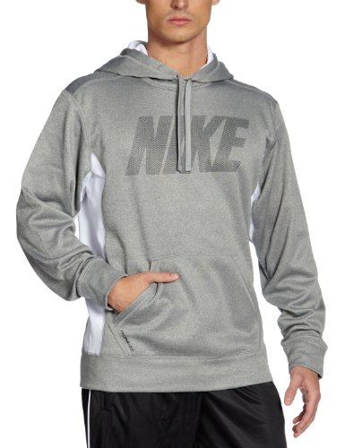 NIKE Herren Kapuzenpullover KO Fleece Graphic, dk grey heather, XXL, 424739-063 Preisvergleich
