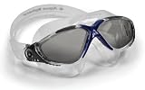 Aqua Sphere Vista Swim Mask Smoke Lens Goggles (Grey/Blue)