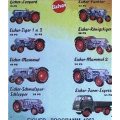Blechschild Eicher Parade