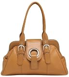 Genuine Leather Light Brown Purse Handbag