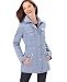 Calvin Klein Coat, Satin Quilted Coat Black L