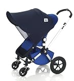Protect-A-Bub Compact Single Sunshade With Fabric Bag In Navy
