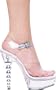6 Inch Spherical Heel Sandal Women'S Size Shoe With Clear Straps (Clear-5)