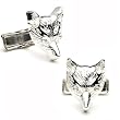 Sterling Silver Fox Head Cufflinks