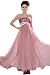 eDressit 2011 Neu Pink Traegerlos Lang Abendkleid mit Paillette (00114301)