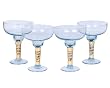 Amici Calypso Set of 4 Margarita Glasses,15-Ounce