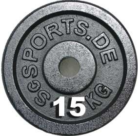 ScSPORTS Hantelscheiben 15 Kg Gusseisen Preisvergleich