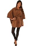 Traffic People Cape The Big Parade Belted Trench Coat