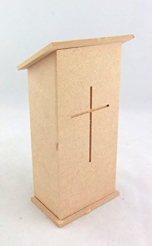 Dolls House Miniature 1:12 Scale Furniture Kit Church Pulpit Chapel Lectern by Dollshouse Workshop