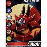 Bakugan Battle Brawlers Single LOOSE Character Card - SAURUS