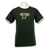 Dallas Stars Primary Team Logo Ringer T-Shirt