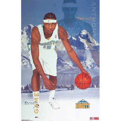 (22x35) Carmelo Anthony (Sweet Game) Sports Poster Print