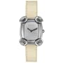 GUCCI Women's YA117506 117 Horsebit Collection Diamond White Lizard Watch