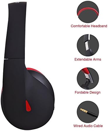 AUSDOM AH2 Wireless Bluetooth 4.0 On-Ear Headphone with Built-in Microphone *SHIP FROM USA*