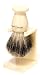 Edwin Jagger 1ej947sds Traditional English Best Badger Hair Shaving Brush Faux Ivory Medium With Drip Stand, Ivory, Medium