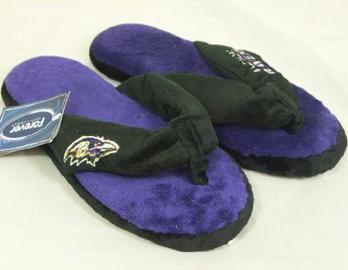 Baltimore Ravens NFL Flip Flop Thong Slippers