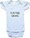 D IS FOR DAVID / Hurry Up - Name-series - White or Blue Onesie / Baby T-shirt