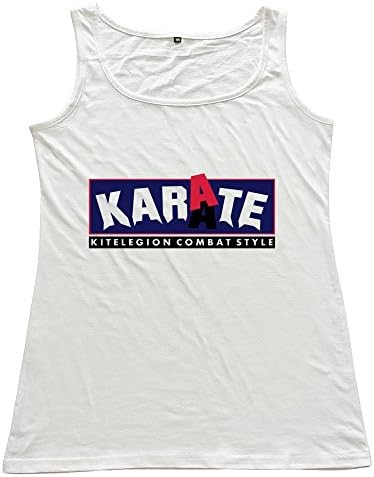 PTHZ Women's Karate Style Cotton Tank Top Tee White XL
