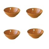 BIA Cordon Bleu Malibu Coupe Soup/Cereal Bowls, Set of 4, Curry