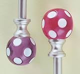 Polka Dot Holdbacks, pair (LILAC)