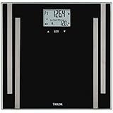 Taylor Bluetooth Body Fat Smart Scale w/ 400 lb Capacity and SmarTrack App