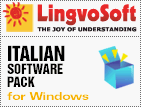 LingvoSoft Italian translation software pack for Windows