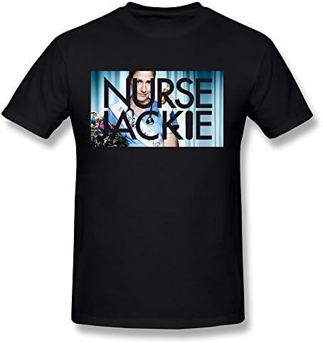 C-DIY Men's T-shirt New Nurse Jackie Edie Falco XL Black