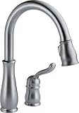 Delta Faucet 978-AR-DST Leland Single Handle Pull-Down Kitchen Faucet with Magnetic Docking, Arctic Stainless