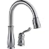 Delta Faucet 978-AR-DST Leland Single Handle Pull-Down Kitchen Faucet with Magnetic Docking, Arctic Stainless