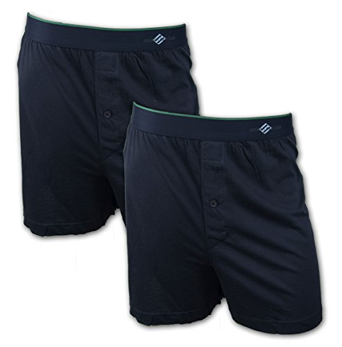 Joseph Abboud 2 Pack Button Fly Cotton Men's Knit Boxers