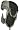 Klondike Sterling Leather Bomber Hat Rabbit Fur Trooper Winter Ski Black (Large)