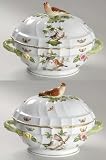 Herend Rothschild Bird (Ro) Tureen & Lid, Fine China Dinnerware