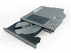 New Silver 8x DVD RW and 24x CD-RW Dual Layer Burner Drive for Dell Latitude D400 D410 D420 D500 D505 D510 D520 D600 D610 D620 D800 D810 D820 X1 X300 series laptops
