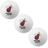 NBA McArthur Miami Heat 3-Pack Team Logo Golf Balls