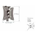 30 10"-30" Fixed LCD Wall Mount