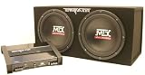 Brand New Mtx Audio Terminator Bass Package with Dual 12 1200 Watt Subwoofers + High Performance Class D Mono Amplifier + 5/8 Mdf Subwoofer Enclosure