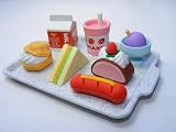 Authentic Iwako Japanese Take Apart Puzzle Erasers, Sandwich, Strawberry Milk Shake, Hot Dog, Cream Puff, Dessert, Tray Included (8 Pcs Total)