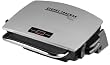 George Foreman GR0072P G-Broil Supreme Electric Nonstick Countertop Grill with Digital Timer, Silver