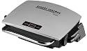 George Foreman GR0072P G-Broil Supreme Electric Nonstick Countertop Grill with Digital Timer, Silver
