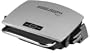 George Foreman GR0072P G-Broil Supreme Electric Nonstick Countertop Grill with Digital Timer, Silver